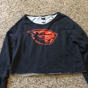 Nike Oregon State cropped hoodie